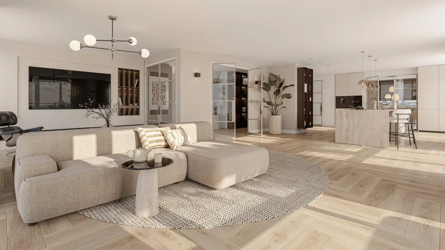 Premium wooden flooring showcase