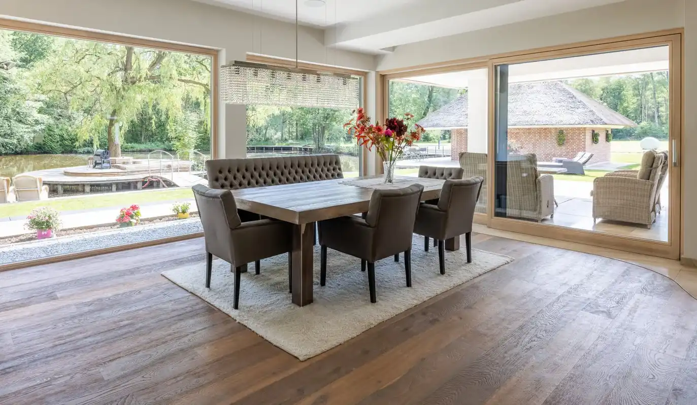 Premium custom oak flooring showcase